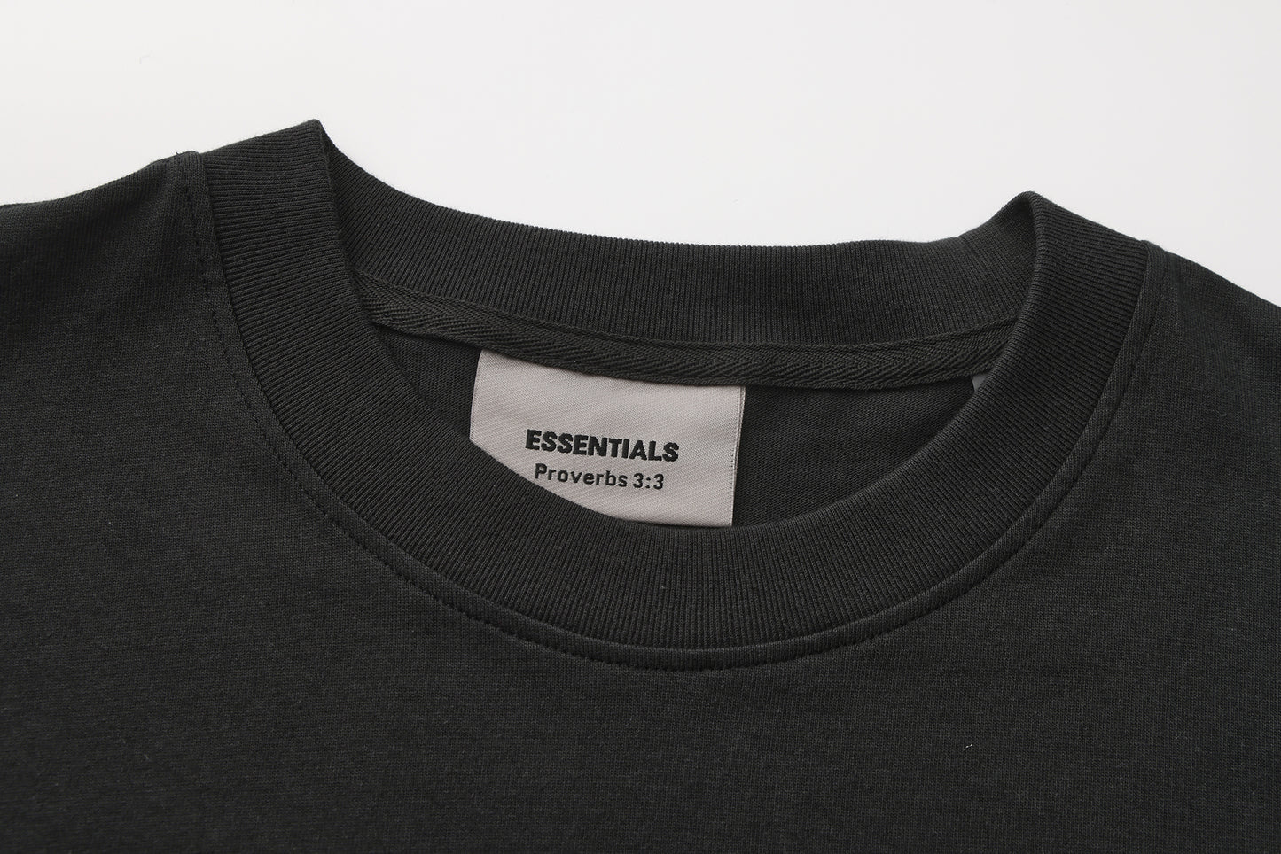 Essentials Oversized T-Shirt – Black | Proverbs 3:3 Streetwear