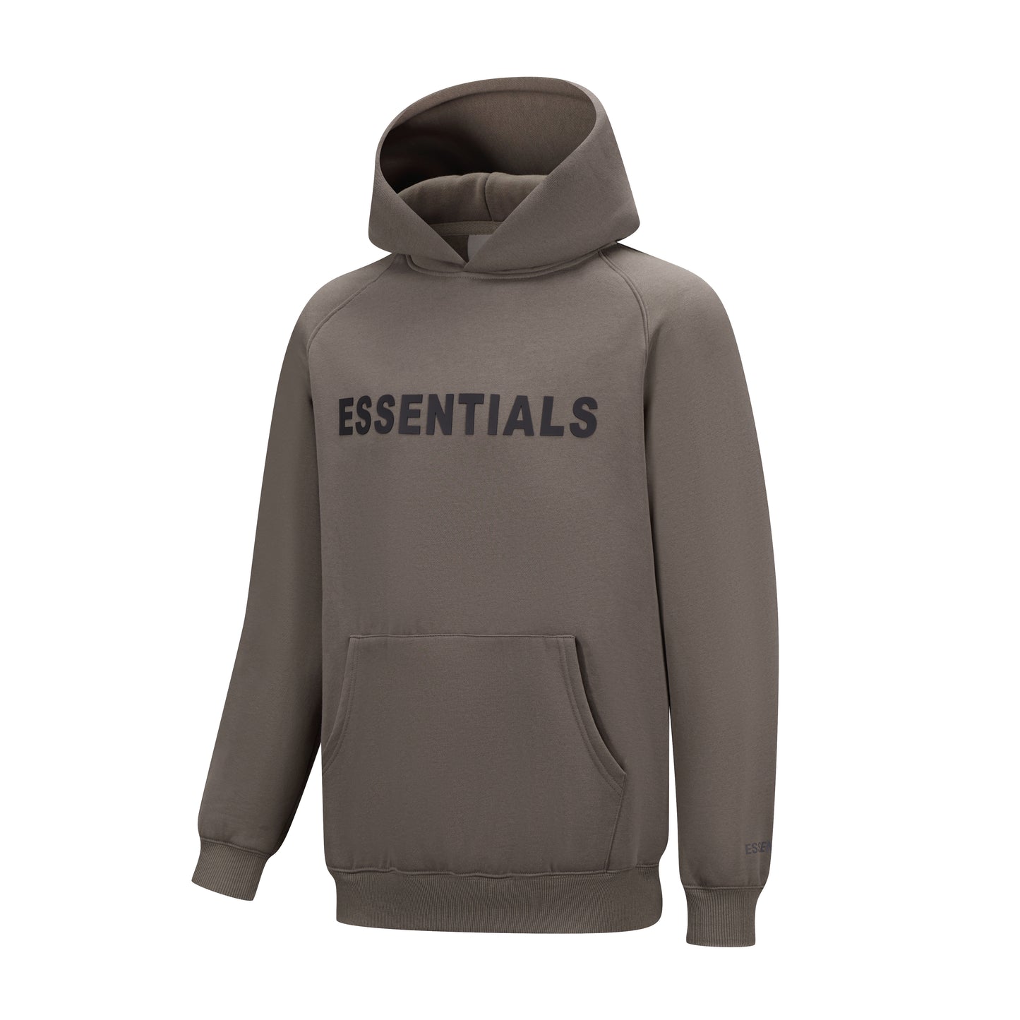 Essentials Hoodie - Black Oversized Long-Sleeve Pullover Unisex