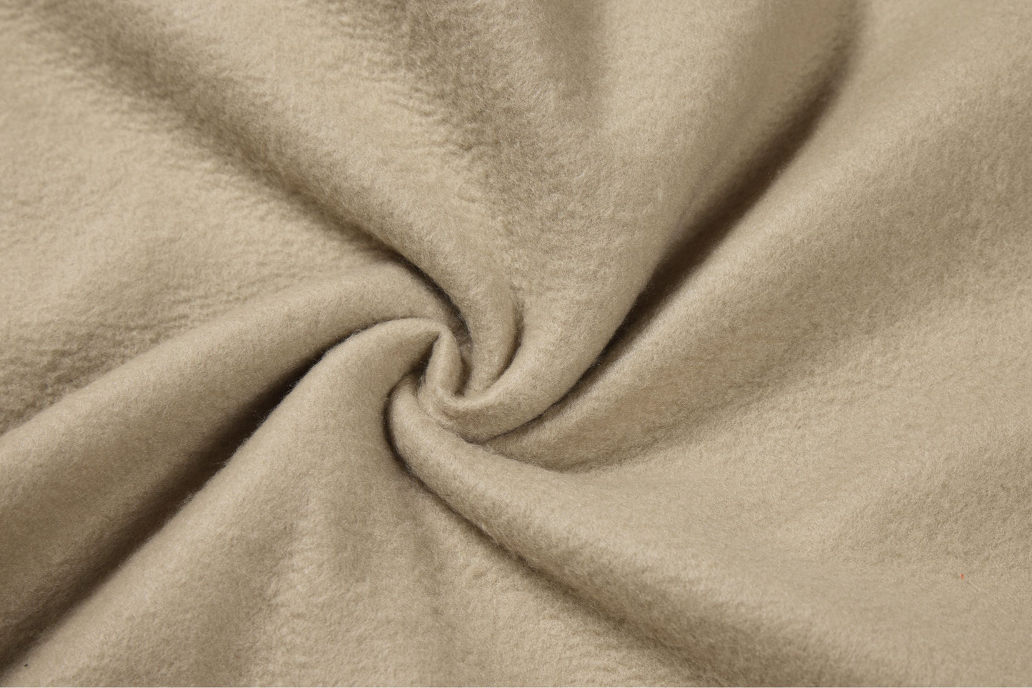 Essentials Hoodie - Tan Oversized Long-Sleeve Pullover Unisex