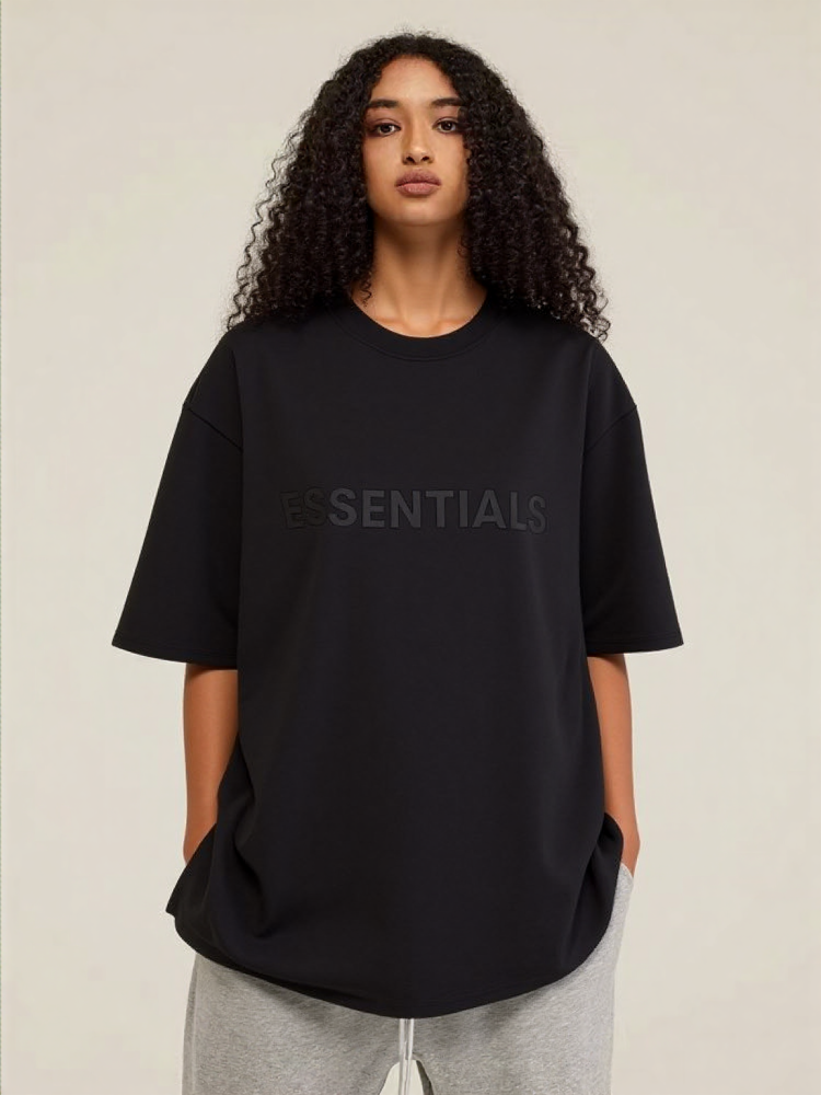 Essentials Oversized T-Shirt – Black | Proverbs 3:3 Streetwear