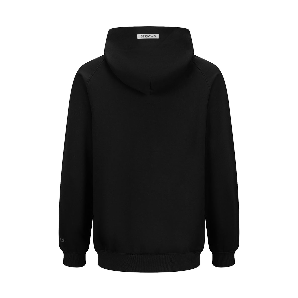 3SS3NTIALS Essentials Hoodie by Proverbs 3:3 – Oversized Fit – Black