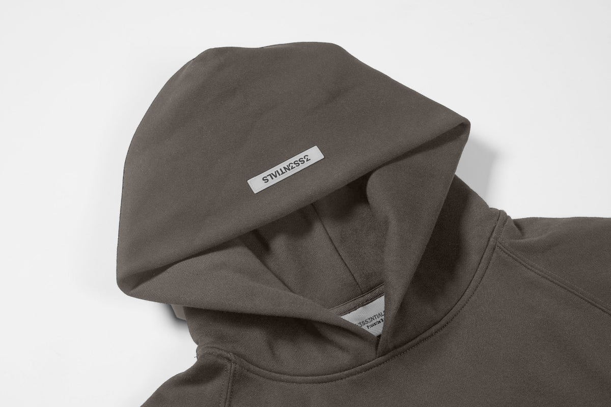 3SS3NTIALS Off-Black Streetwear Hoodie by Proverbs 3:3 – Oversized Fit
