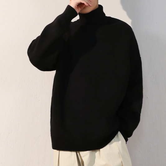 Men’s White Turtleneck