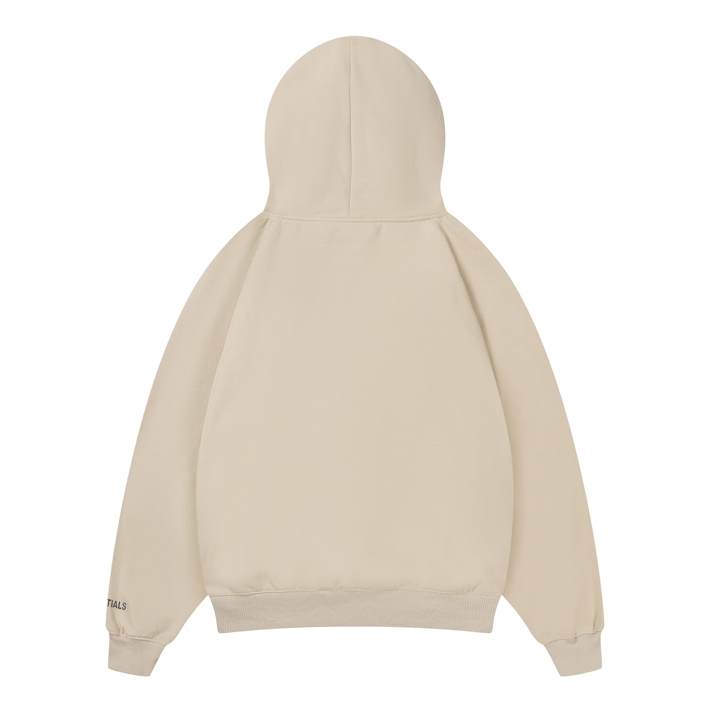 Essential Hoodies for Men & Women, Long-Sleeve OVERSIZED Pullover Stylish Perfect Solid Color Streetwear (Cream)