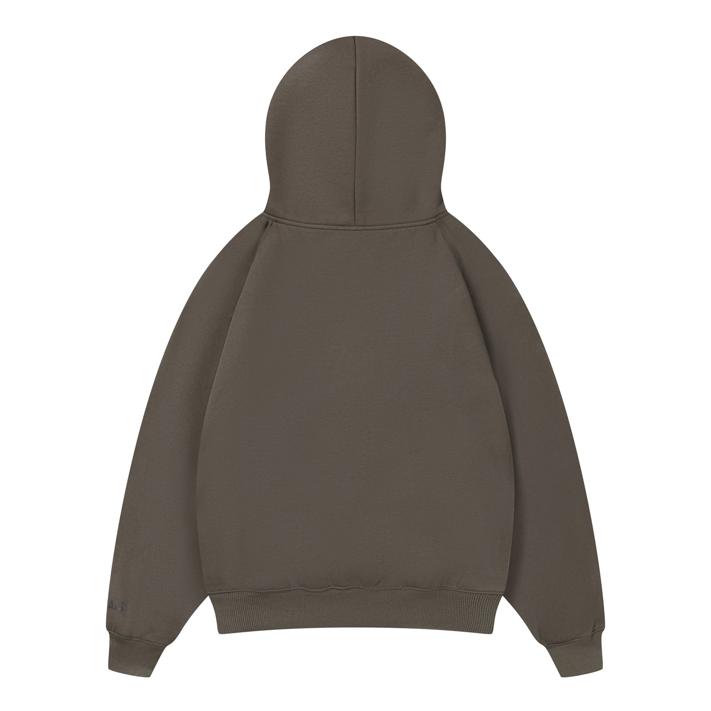 Essential Hoodies for Men & Women, Long-Sleeve OVERSIZED Pullover Stylish Perfect Solid Color Streetwear (Off-Black)