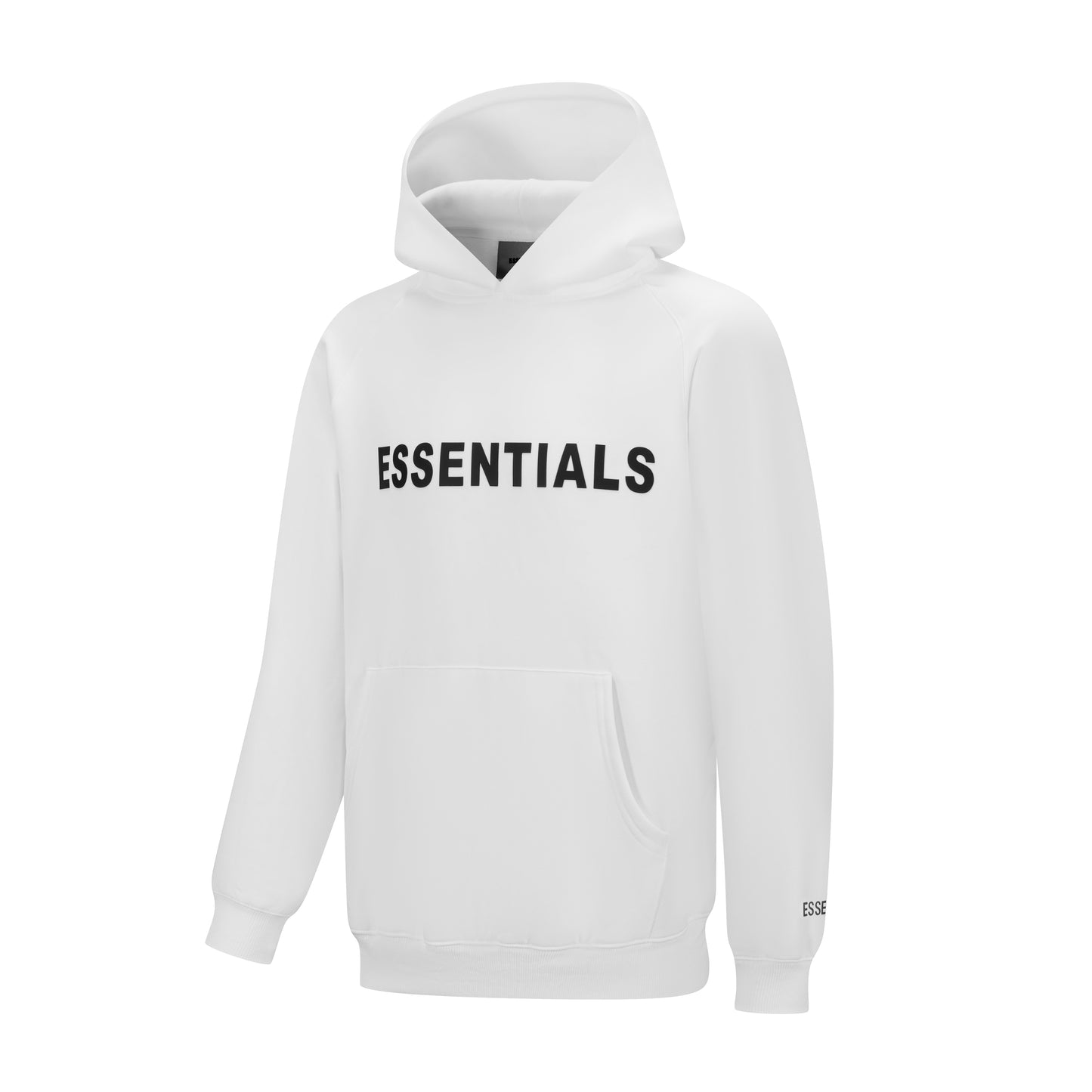 Essential Hoodies for Men & Women, Long-Sleeve OVERSIZED Pullover Stylish Perfect Solid Color Streetwear (Black)