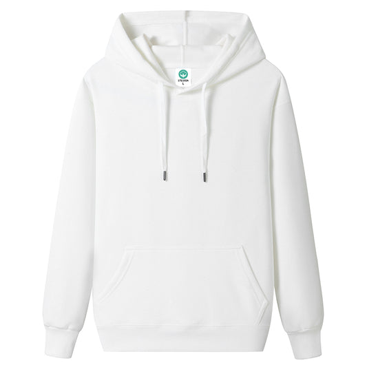 Men’s White Hooded Sweatshirt