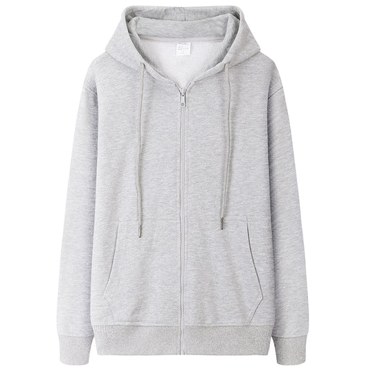 Men’s Grey Hoodie Solid Tone