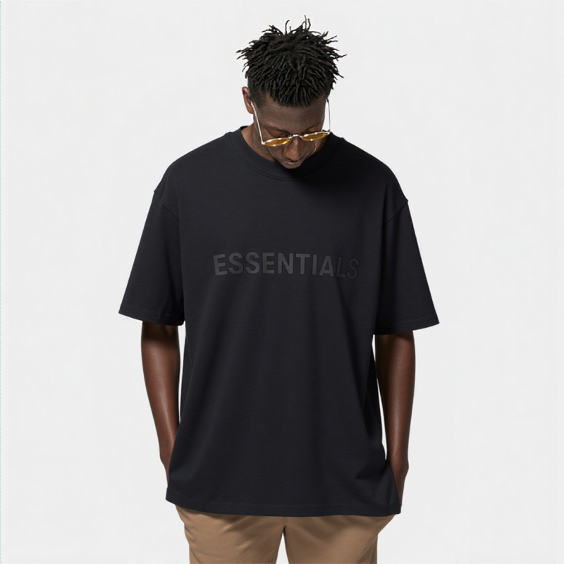 Essentials Oversized T-Shirt – Black | Proverbs 3:3 Streetwear